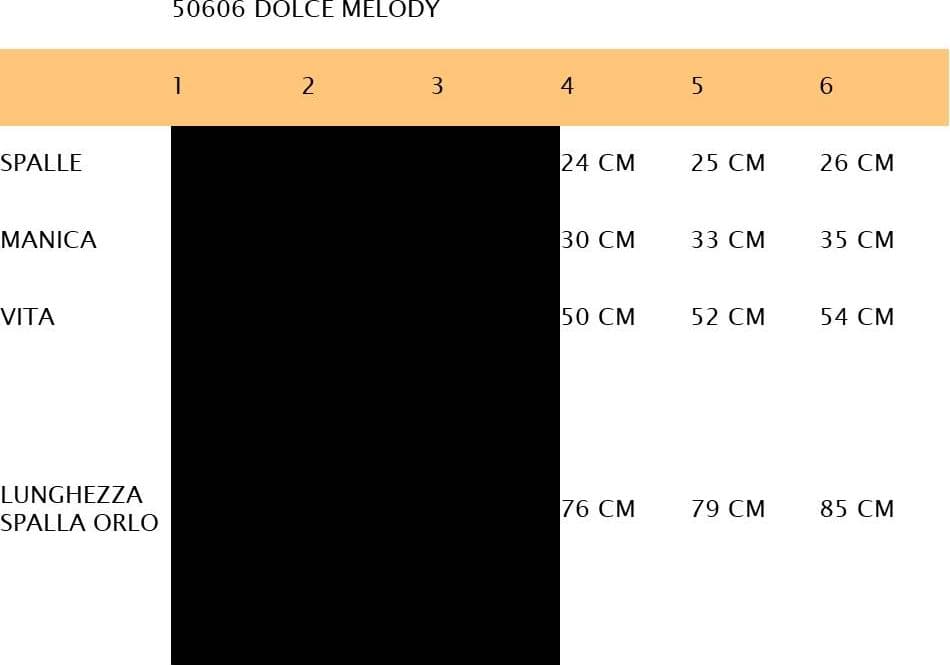 COSTUME DOLCE MELODY BAMBINA DA 4 A 6 ANNI VENEZIANO COD. 50606 - 2
