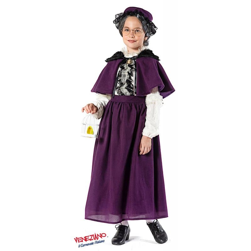 COSTUME NONNINA BAMBINA DA 4 A 6 ANNI VENEZIANO COD. 51120 - 4