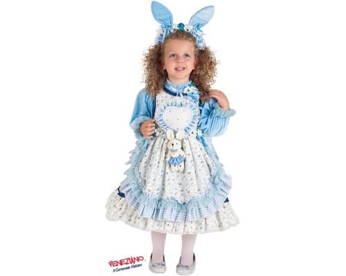 COSTUME PICCOLA ALICE NEL PAESE DELLE FAVOLE 0-3 ANNI VENEZIANO COD. 5101 - 4