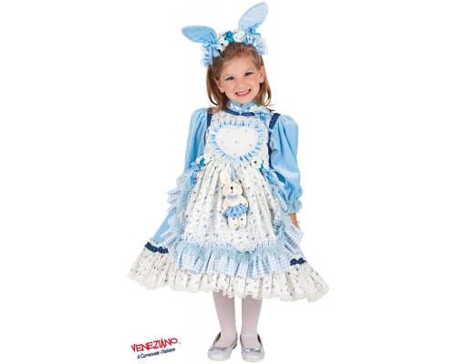 COSTUME ALICE NEL PAESE DELLE FAVOLE DA 4 A 6 ANNI VENEZIANO COD.5102 - 4