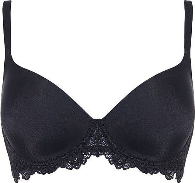 Reggiseno Balconcino Imbottito in microfibra e pizzo - Mousse Pizzo Coppa C - Lormar - 9