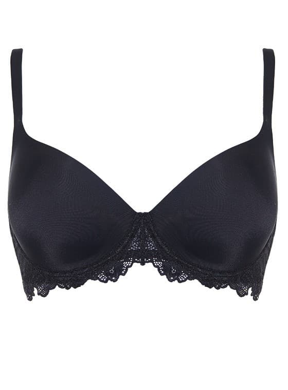 Reggiseno Balconcino Imbottito in microfibra e pizzo - Mousse Pizzo Coppa C - Lormar - 9
