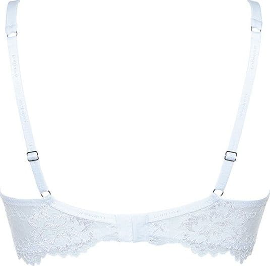 Reggiseno Balconcino Imbottito in microfibra e pizzo - Mousse Pizzo Coppa C - Lormar - 4