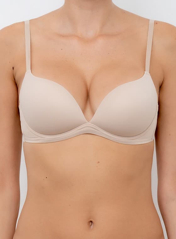 Reggiseno Push Up senza ferretto - Desiderio Liscio Coppa B - Lormar - 10