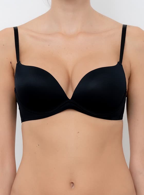 Reggiseno Push Up senza ferretto - Desiderio Liscio Coppa B - Lormar - 9