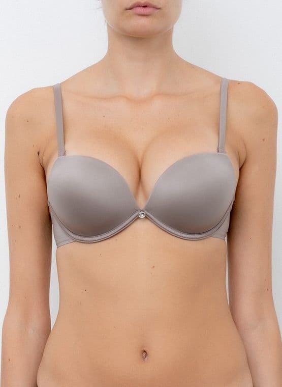 Reggiseno Super Push Up +2 taglie in microfibra - Double Coppa B - Lormar - 4