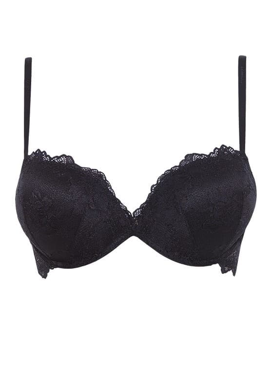 Reggiseno super push up mydouble pizzo coppa b lormar - 4
