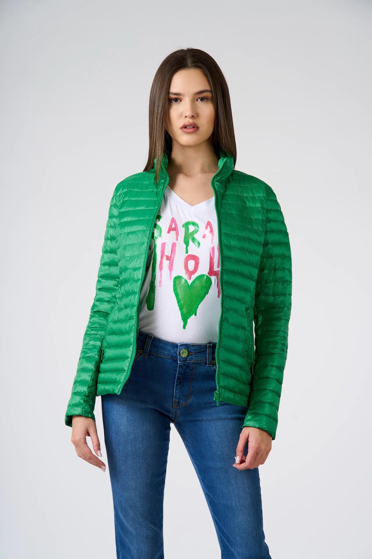 Giubbino 100 grammi verde Noemi - 4