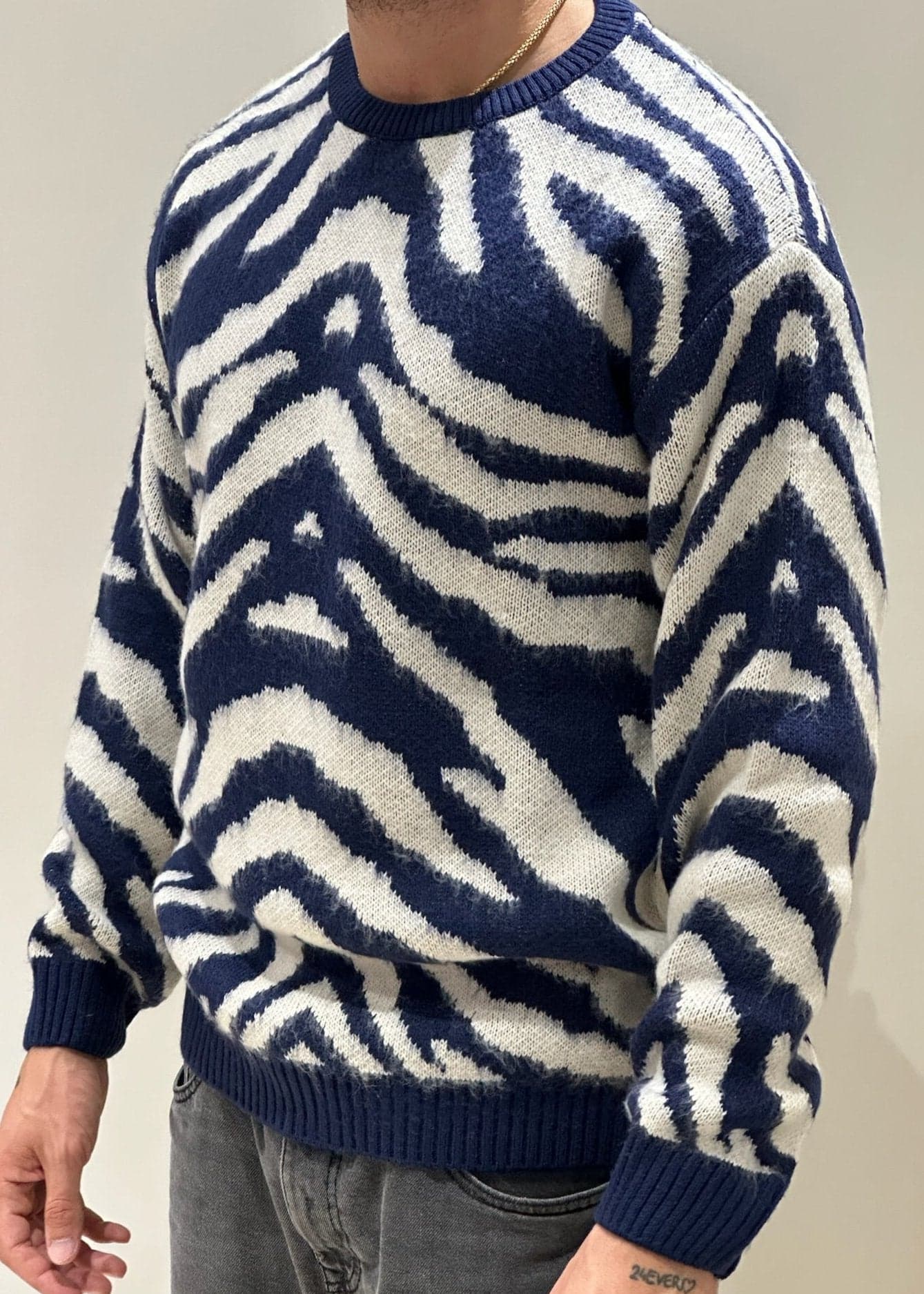 PARICOLLO M/L JCQ. 'RELAXED FIT' FANCY GRZ. - 2