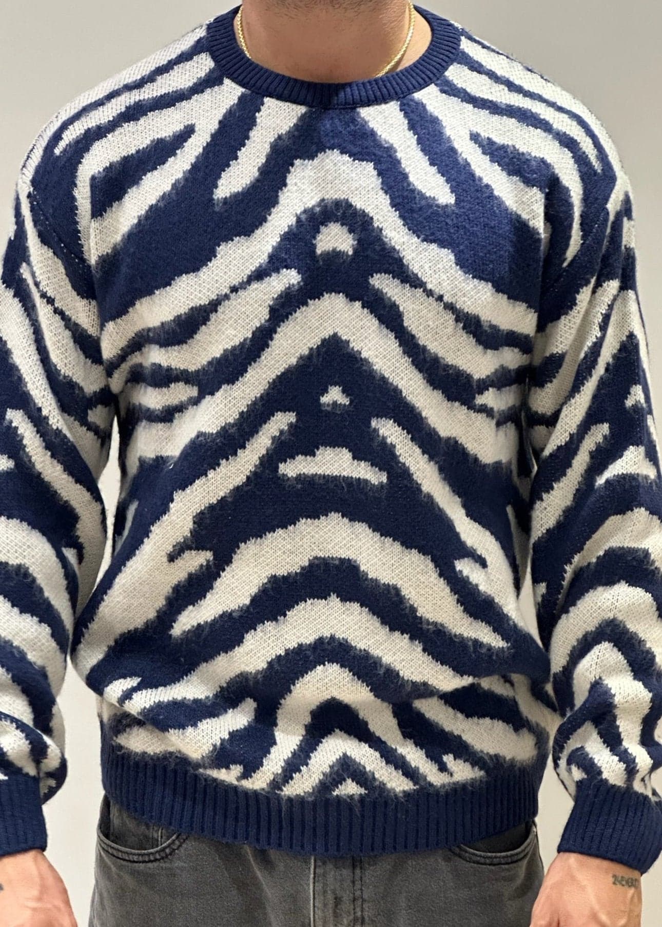 PARICOLLO M/L JCQ. 'RELAXED FIT' FANCY GRZ. - 7