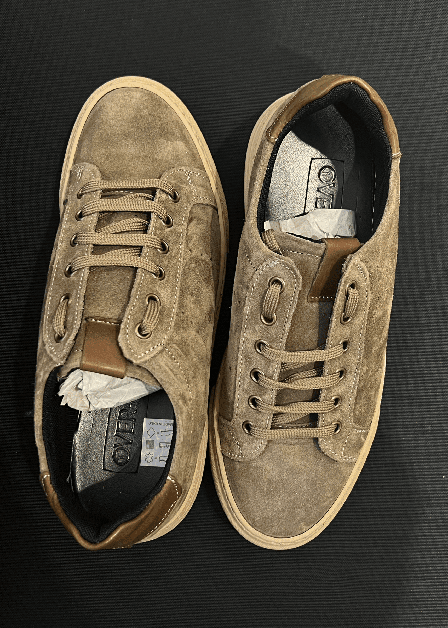 SNEAKER BASSA  CAMOSCIO - 3