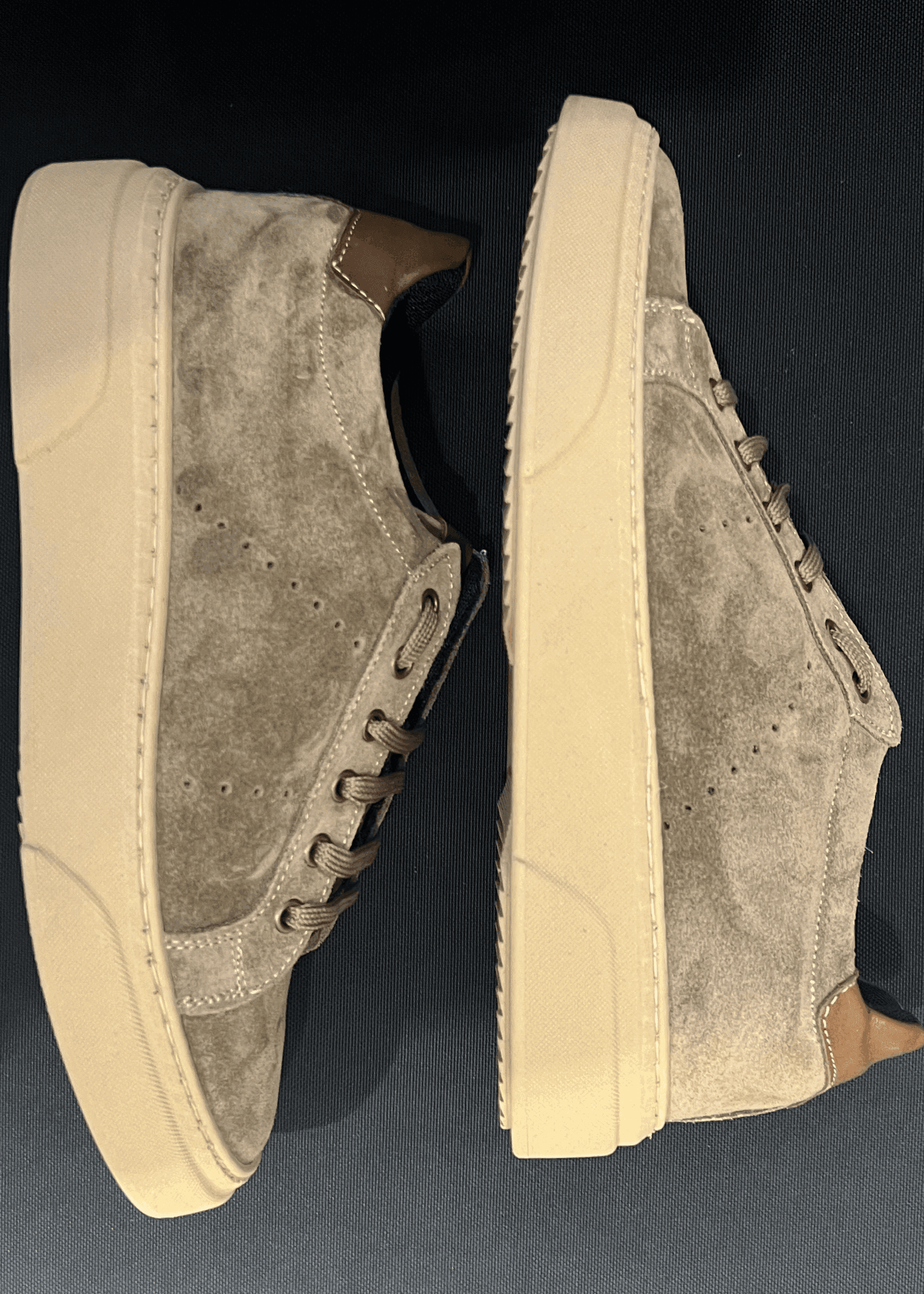 SNEAKER BASSA  CAMOSCIO - 4