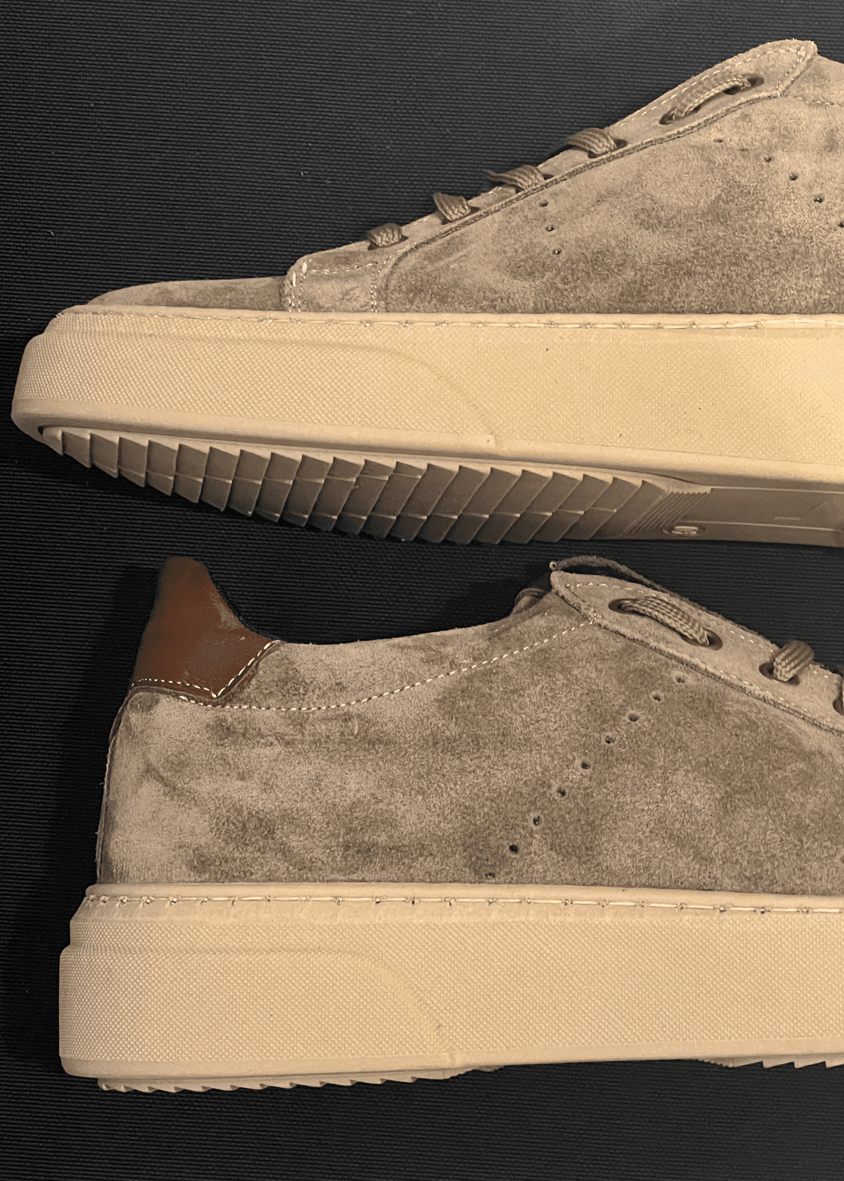 SNEAKER BASSA  CAMOSCIO - 5