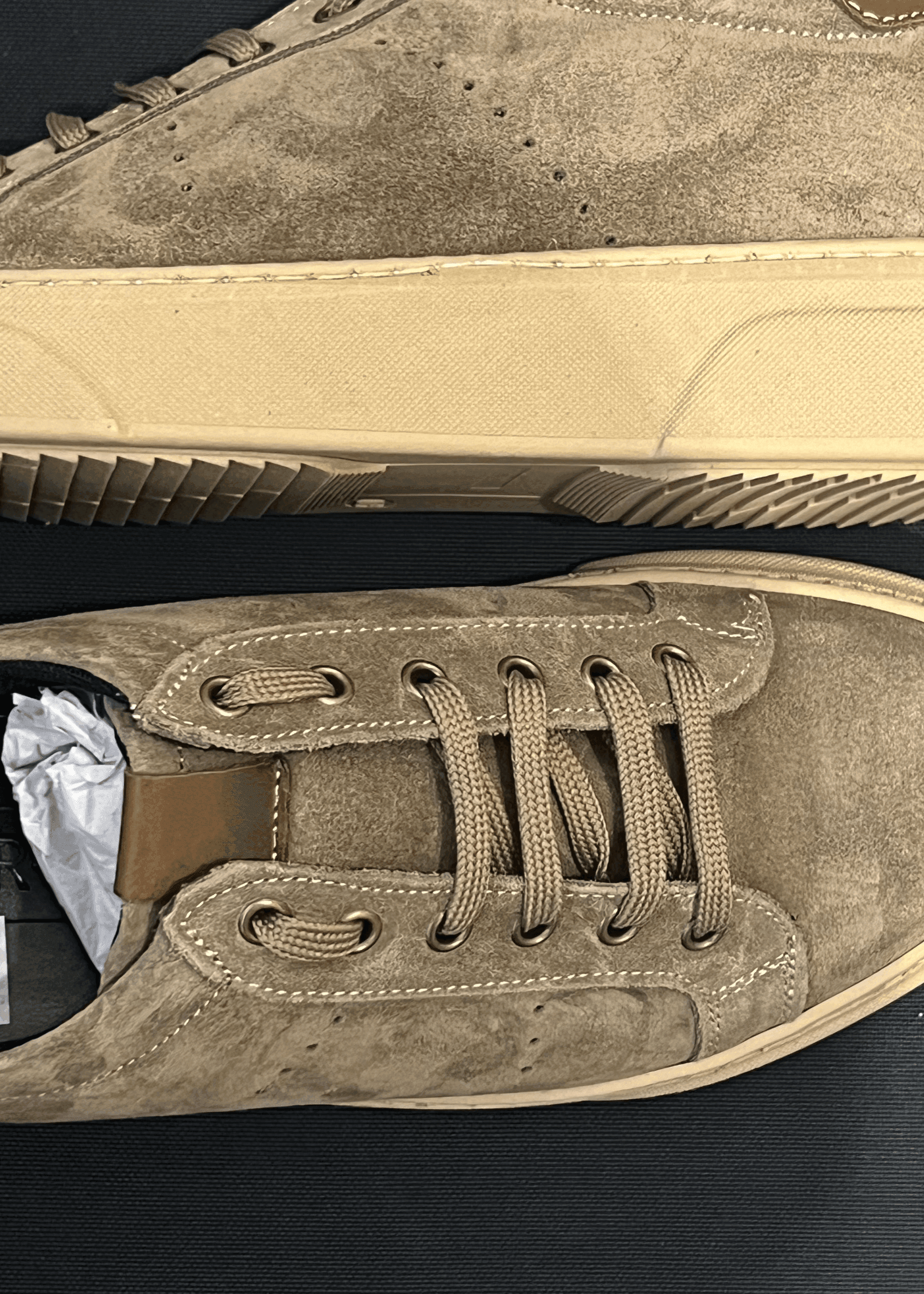 SNEAKER BASSA  CAMOSCIO - 6