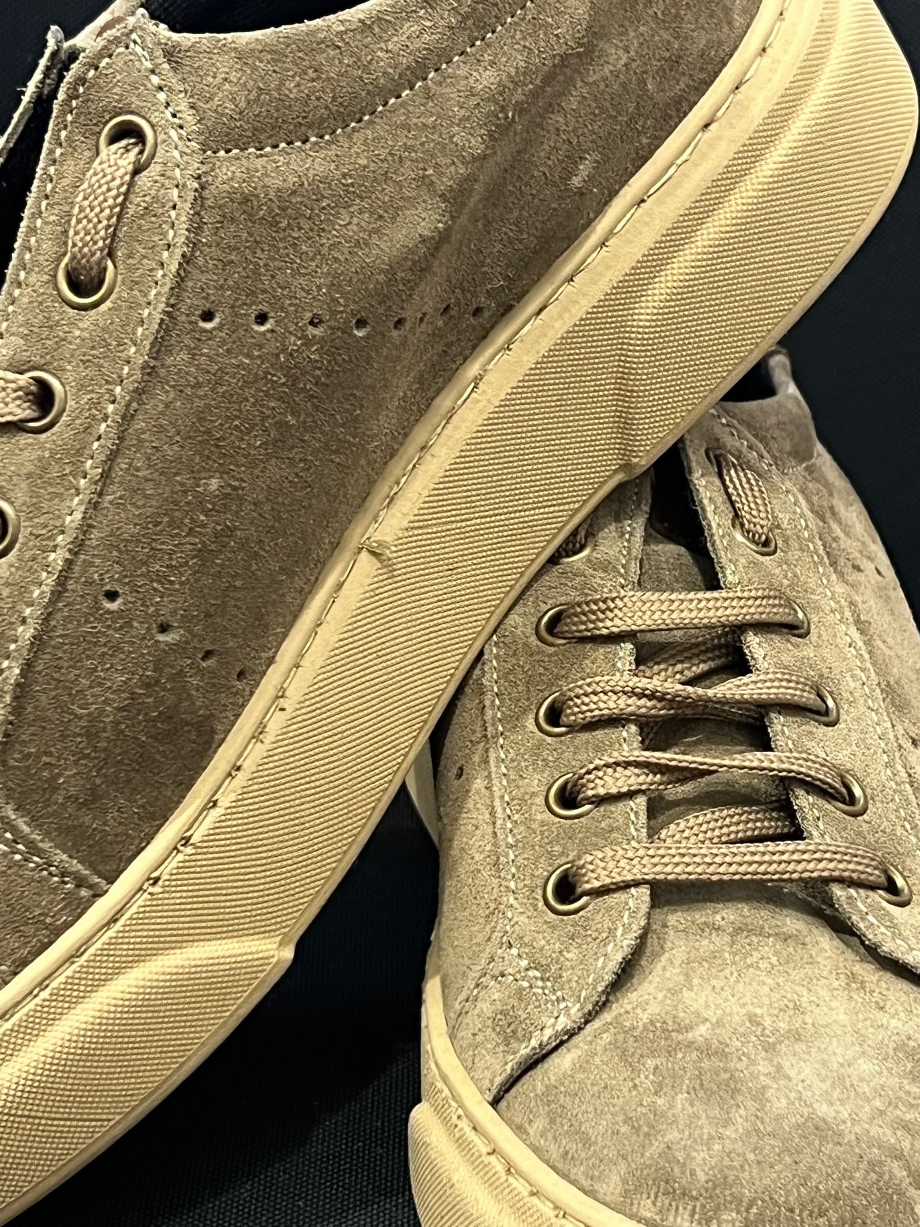 SNEAKER BASSA  CAMOSCIO - 7