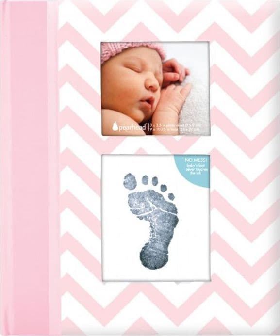 Album con foto e impronta in inglese Pearhead – Rosa