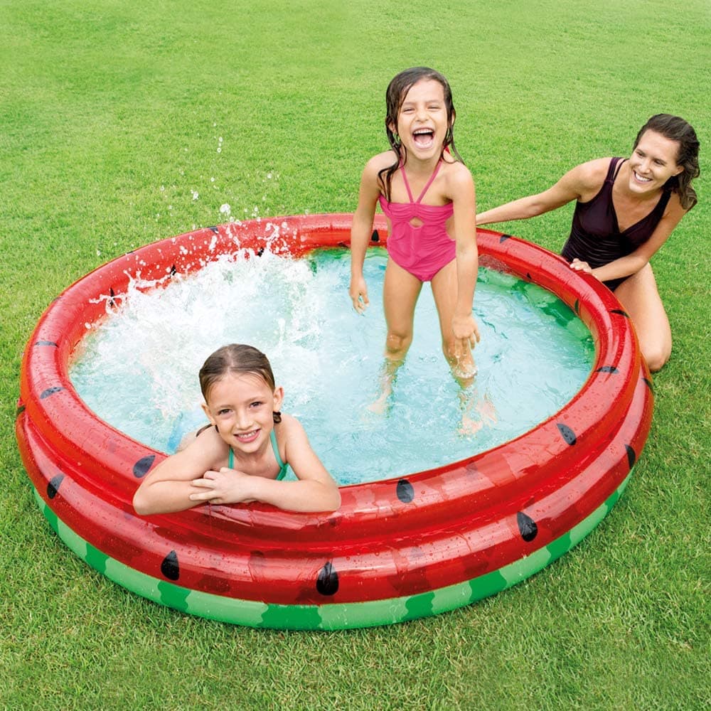 Piscina gonfiabile per bambini Intex Anguria con tre anelli - 2