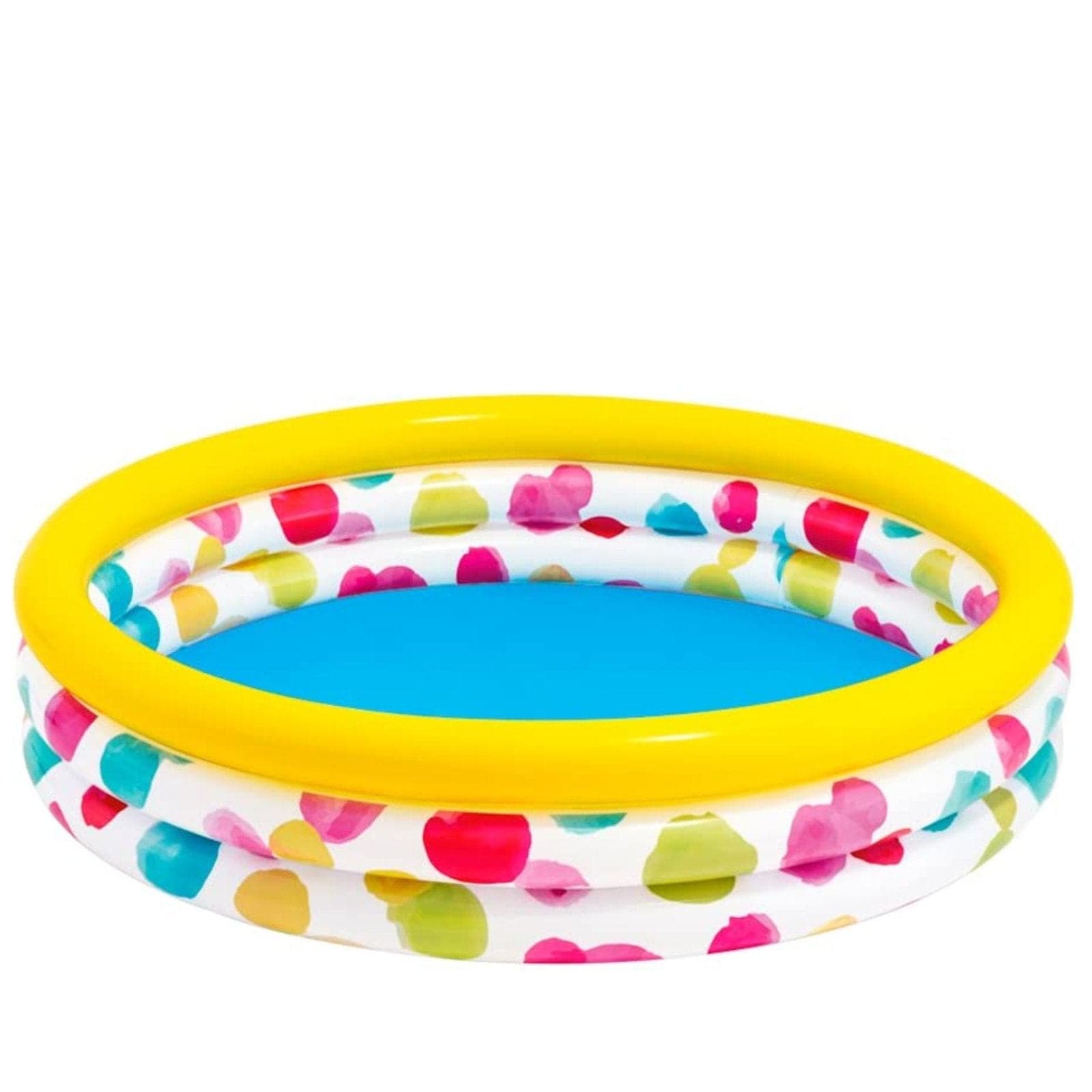 Piscina gonfiabile per bambini Intex Onda colorata con 3 anelli - 4