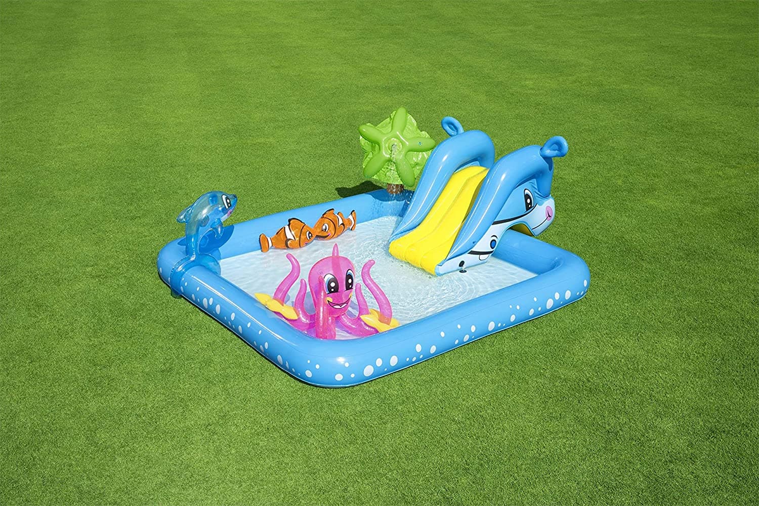 Piscina gonfiabile per bambini Bestway con scivolo e spruzzi - 6