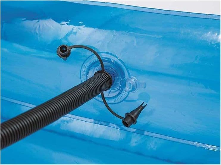 Piscina gonfiabile per bambini 262 x 175 cm da balcone e giardino - 3