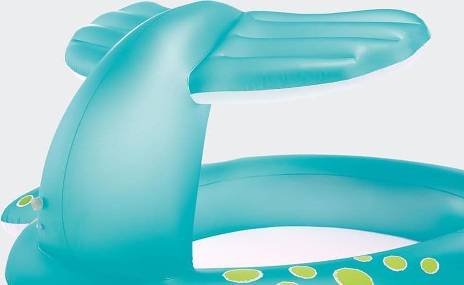 Piscina gonfiabile " Balena" con spruzzo  201 X 196 cm per balcone e giardino - 3
