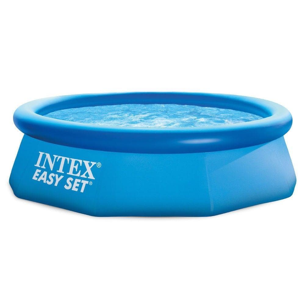 Piscina rotonda fuori-terra gonfiabile easy set Intex per giardino e veranda - 2