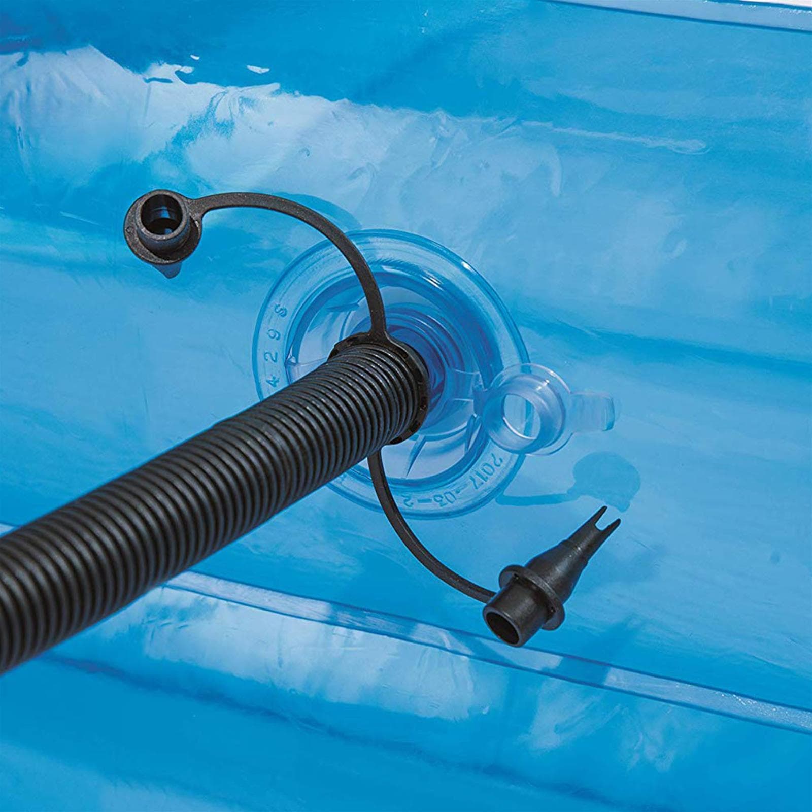 Piscina gonfiabile rettangolare 305 x 183 cm da giardino balcone veranda bambini - 4