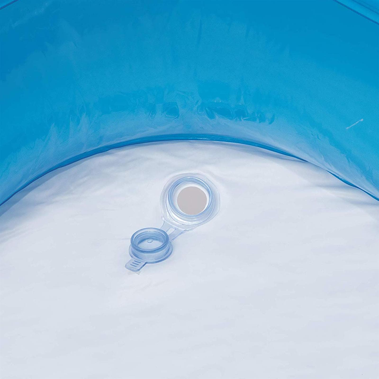 Piscina gonfiabile rettangolare 201 x 150 cm da giardino balcone veranda bambini - 6