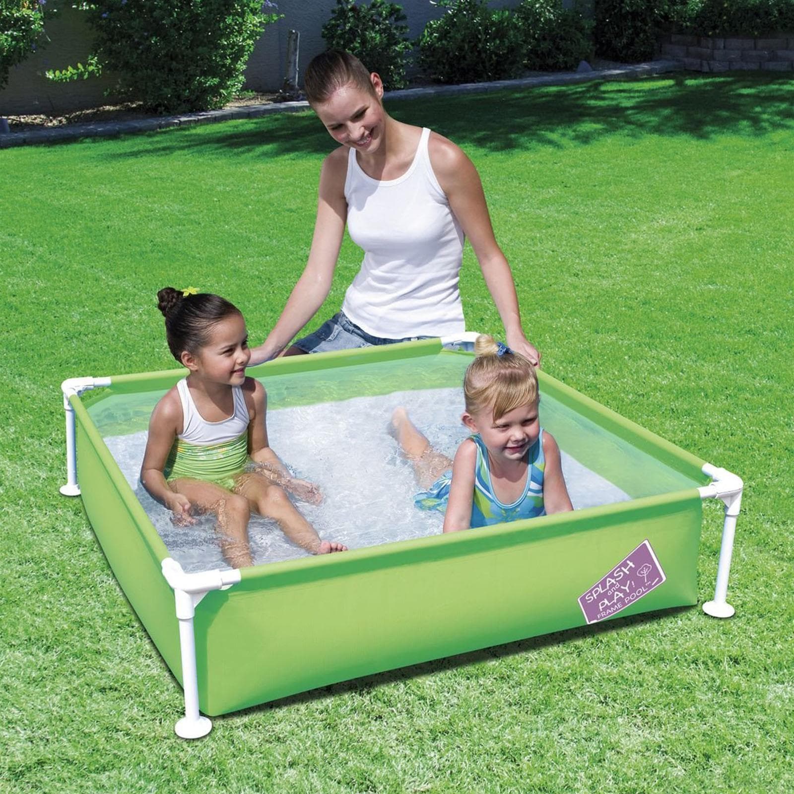 Piscina quadrata 122x122 da giardino balcone mare spiaggia bambino bambina - 6