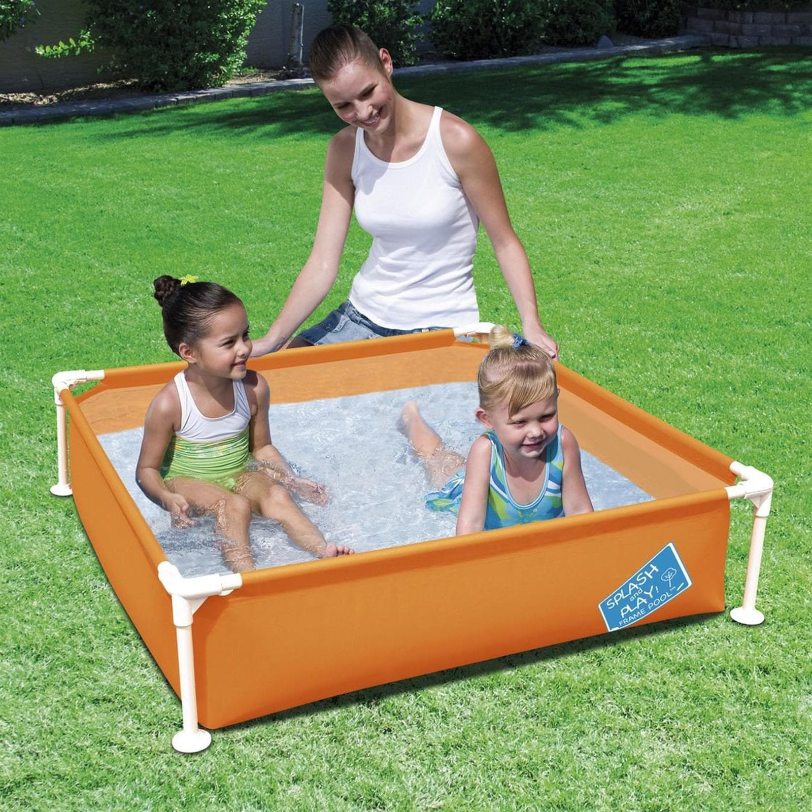 Piscina quadrata 122x122 da giardino balcone mare spiaggia bambino bambina - 7