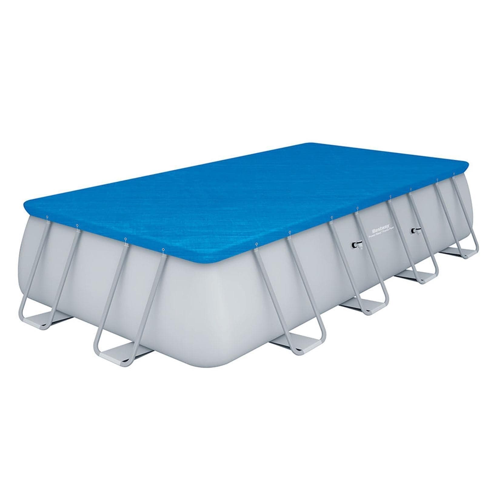 Piscina rettangolare 549x274xh122 con filtro e scaletta da giardino - 2