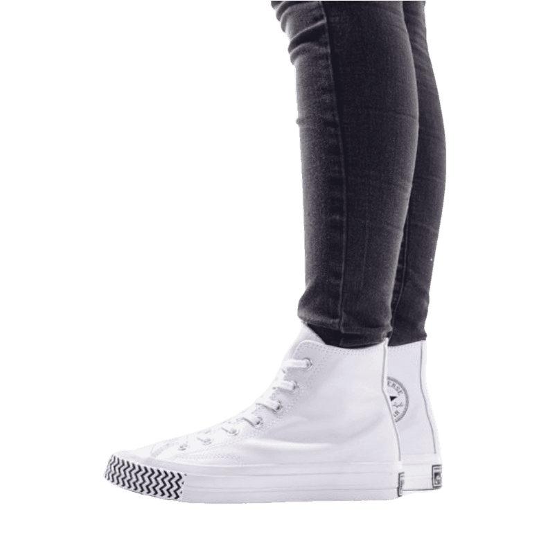 Scarpe Converse Donna Taylor All Star Bianche Sneakers Alte - 2