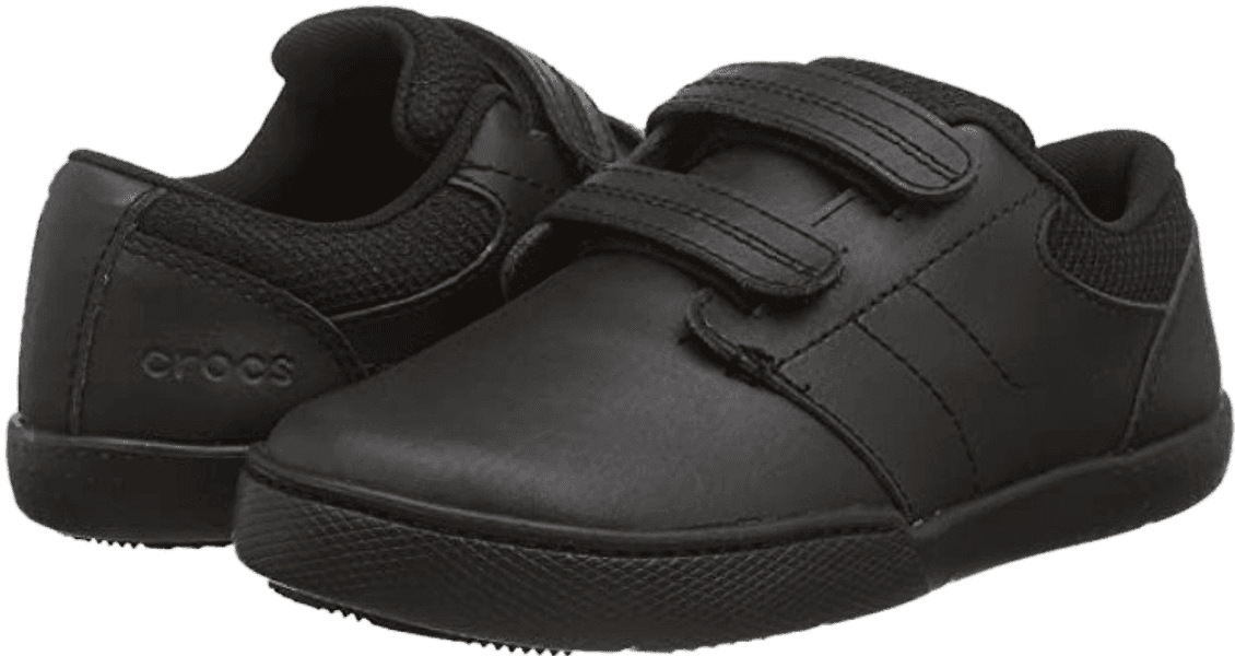 Scarpe Crocs Nere Unisex Bambini con Strappi - 6
