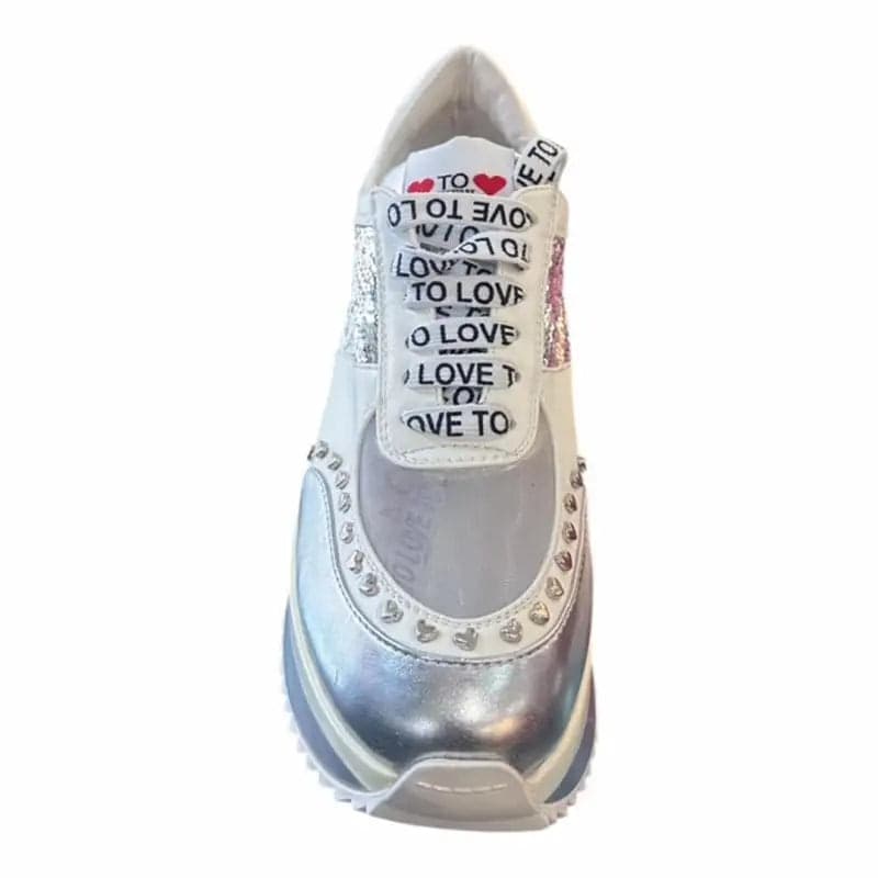N1 SNEAKERS Love To Love Argento 0000000509 - 3