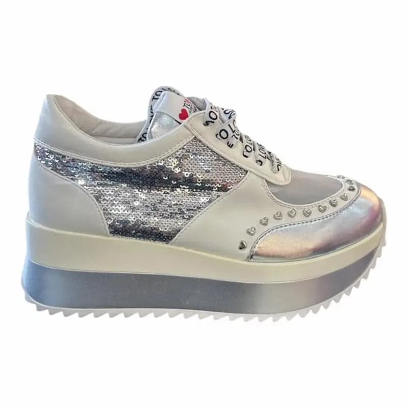 N1 SNEAKERS Love To Love Argento 0000000509 - 7