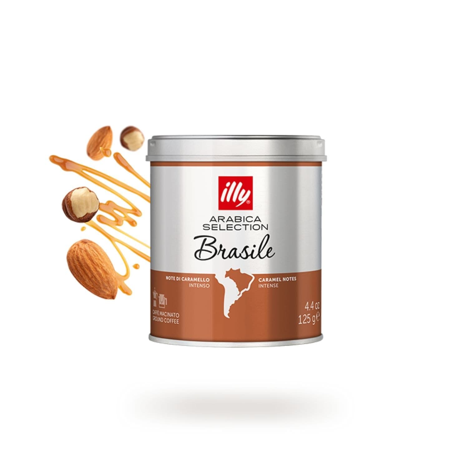 illy Caffe' Macinato Brasile 125g Barattolo Metallo - 1