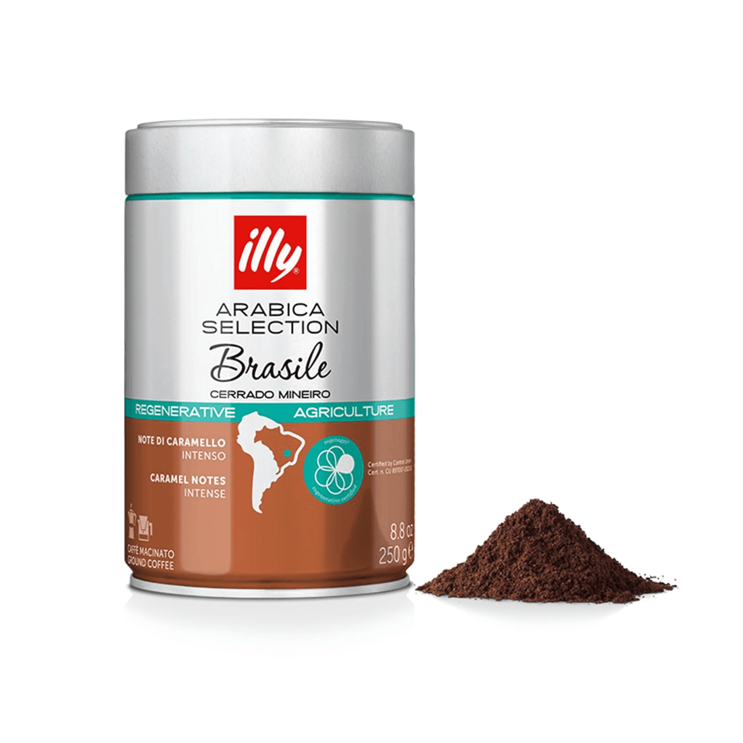 ILLY Brasile Caffè Macinato Per Moka 250gr - 1