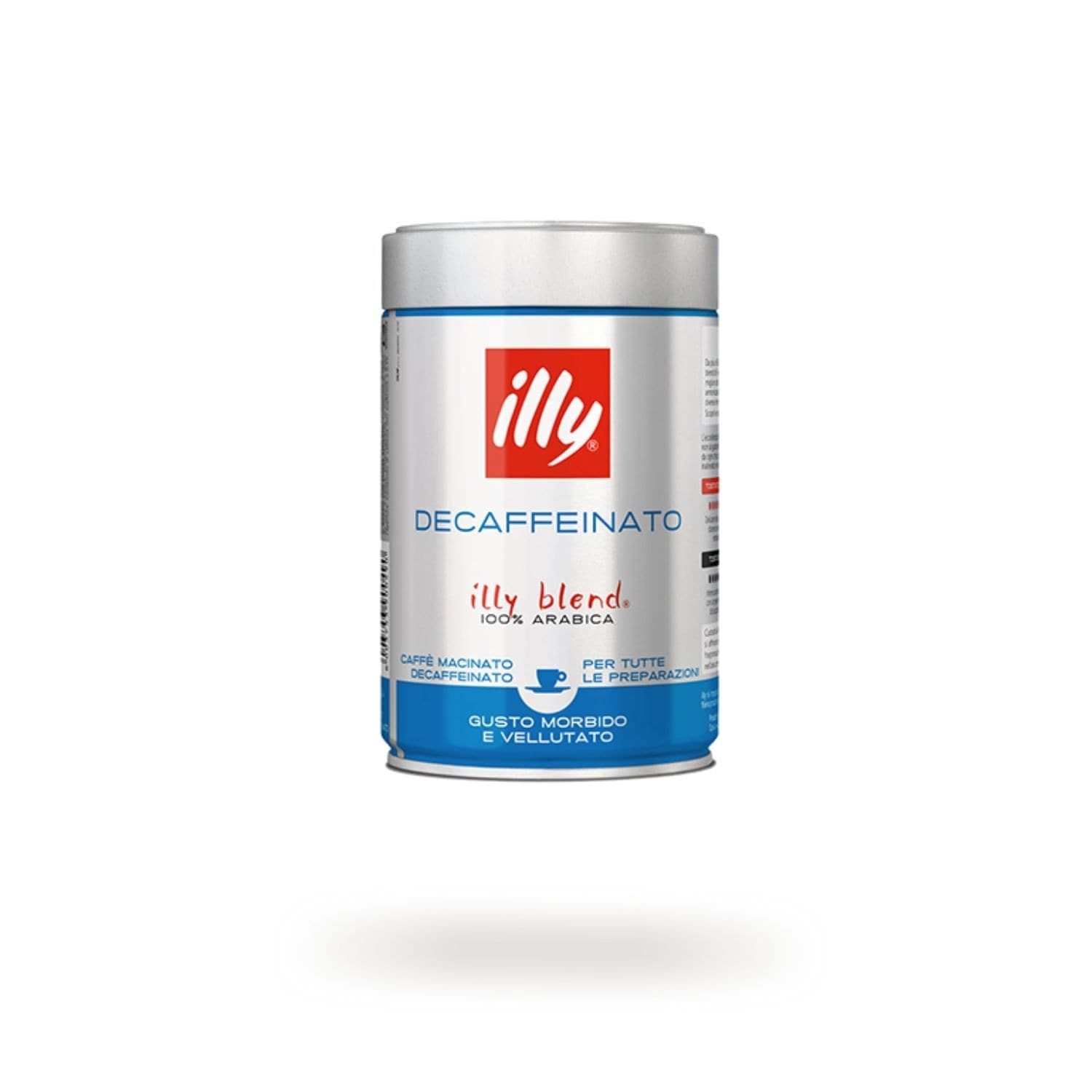 illy Caffe Macinato Dek 250g Barattolo