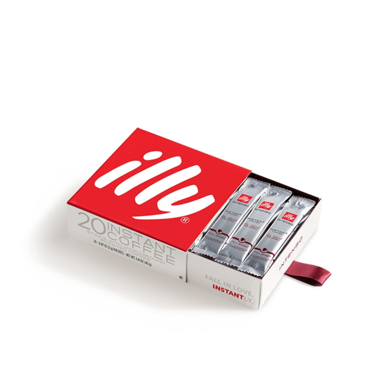 illy Solubile Instant Bustine Stick Caffe Intenso 20 Bustine