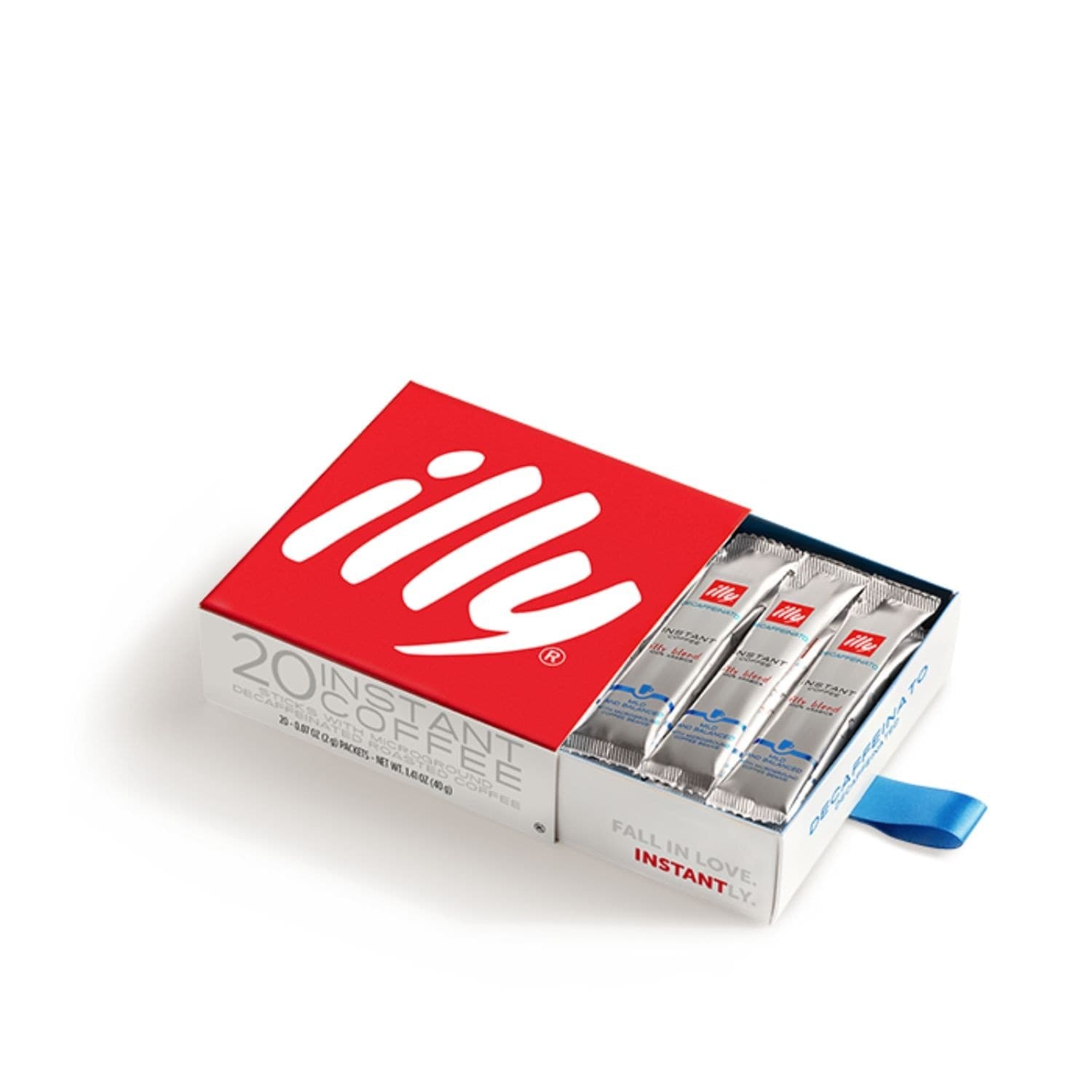 illy Solubile Instant Bustine Stick Caffe Decaffeinato 20 Bustine