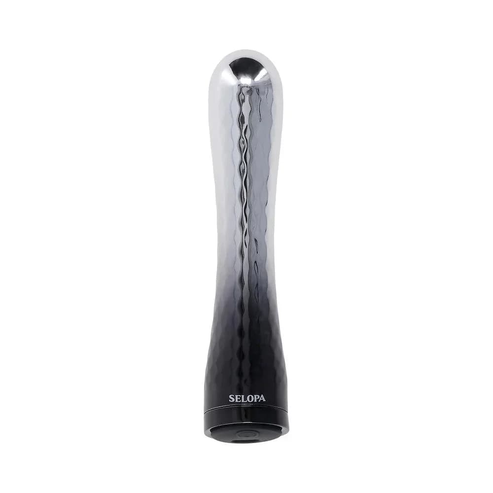 Vibratore Lusso Cromo Silverado 17,8 cm 10 modalità silicone idea regalo top - 6