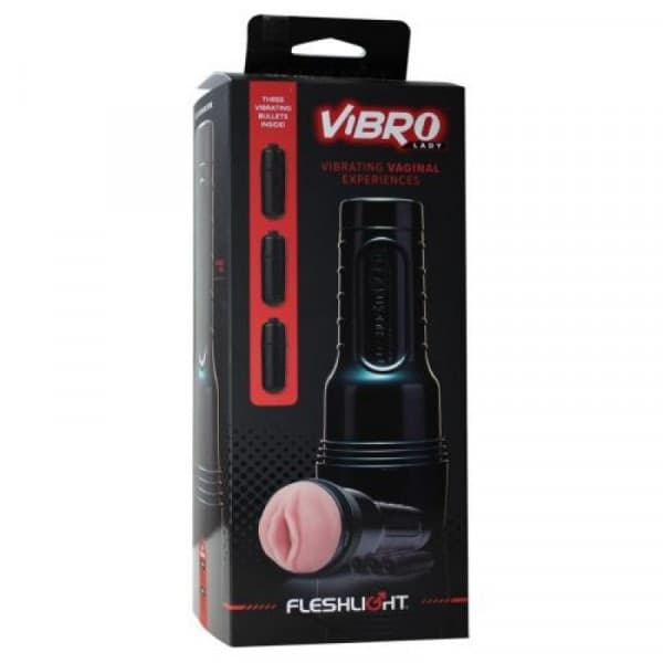 Fleshlight Vibro Lady Touch Masturbatore Uomo Vibrante SuperSkin 3 bullets - 8