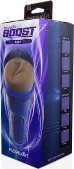 Fleshlight Boost Bang medium dark vagina Masturbatore Uomo SuperSkin/TPE Custodia Blu - 11