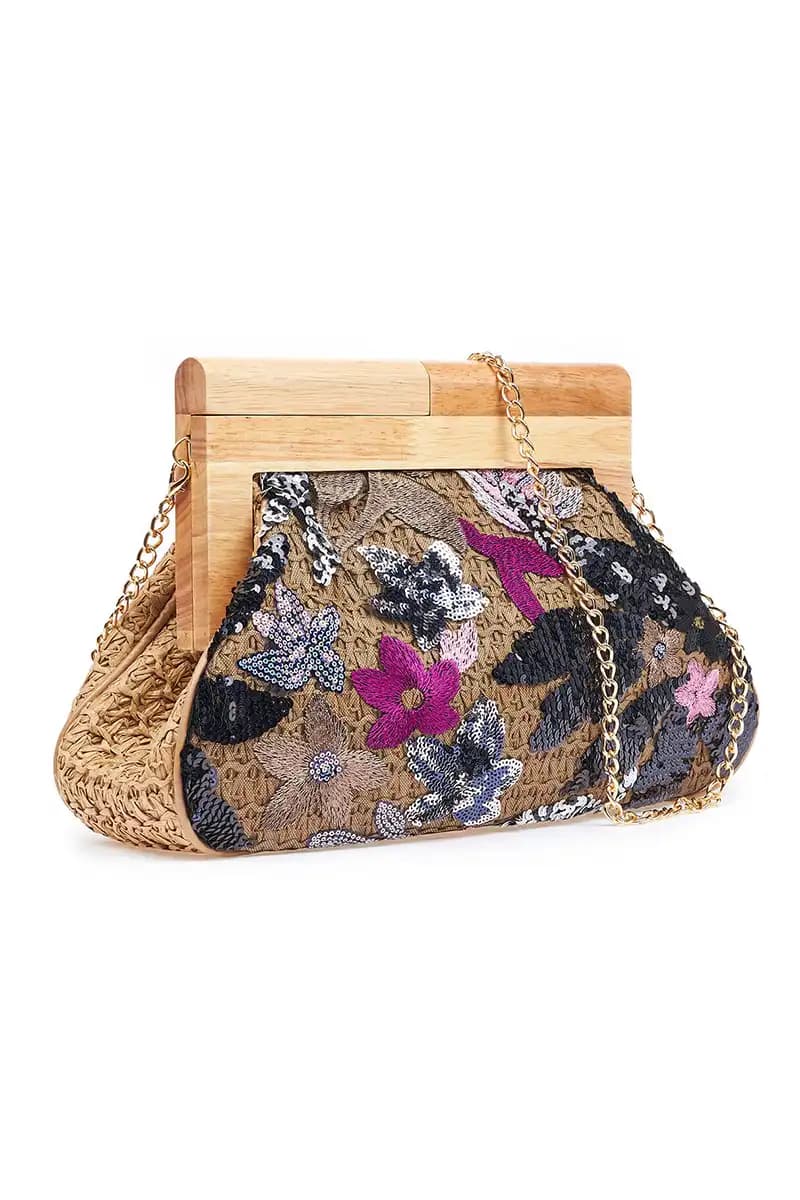 VERDE FASHION | Pochette paglia - 2