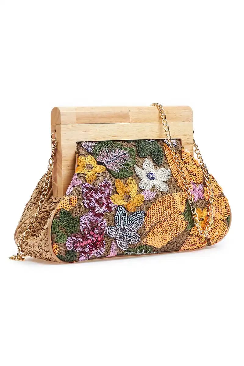 VERDE FASHION | Pochette paglia - 5