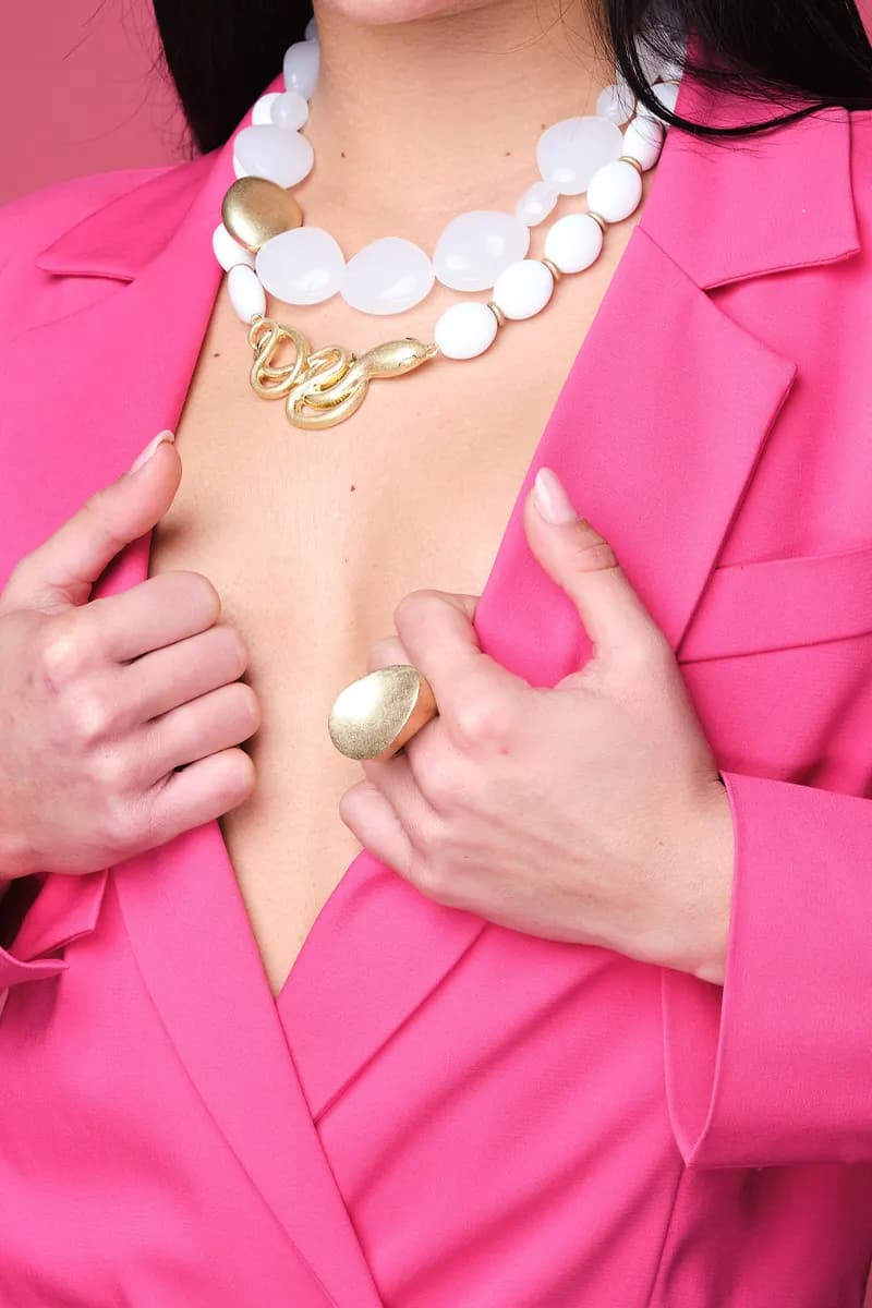 MYA ACCESSORIES | Collana con pepita - 4