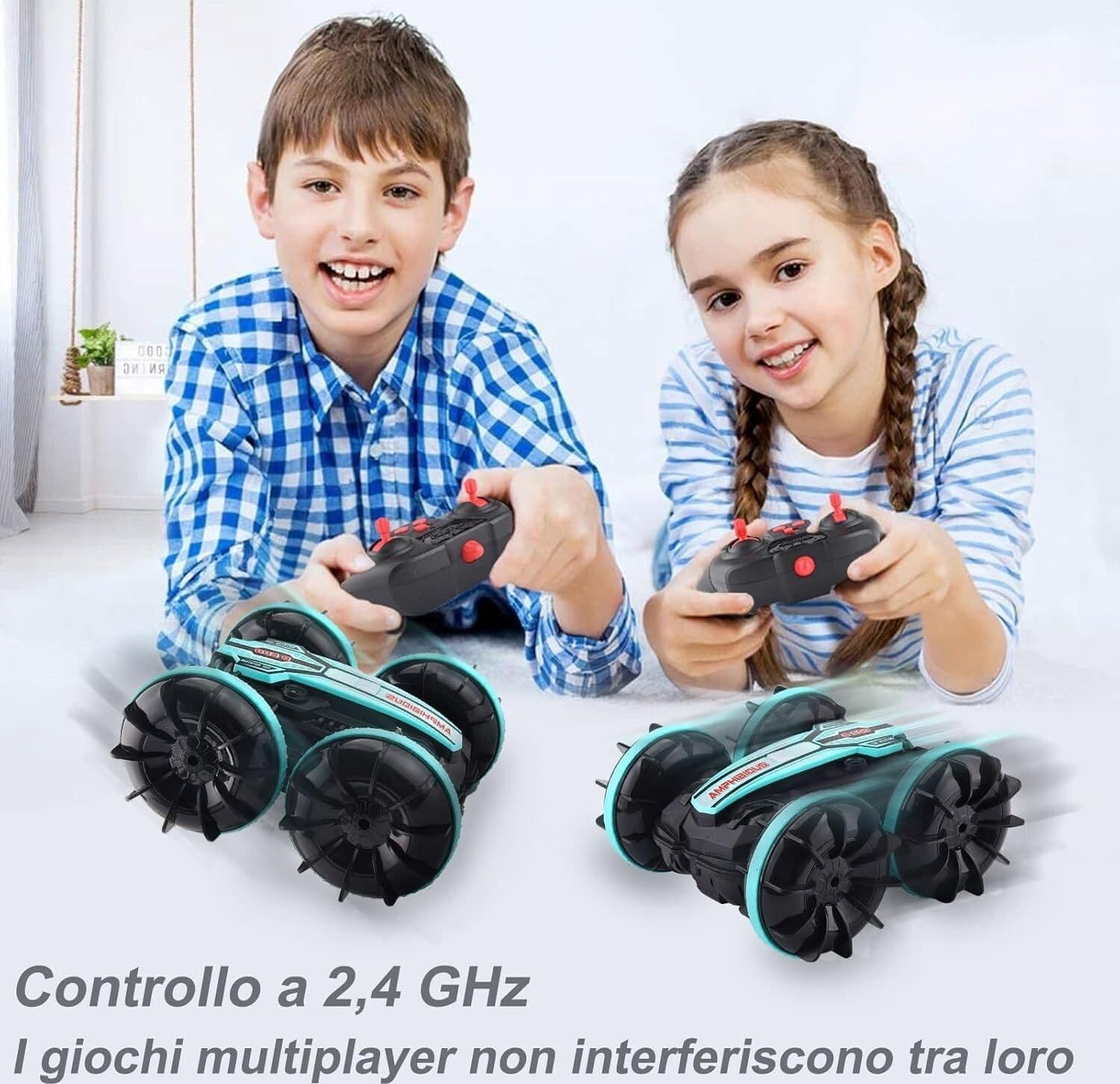 Stunt Auto radiocomandata impermeabile con sensore gestuale telecomando da 50 m - 5
