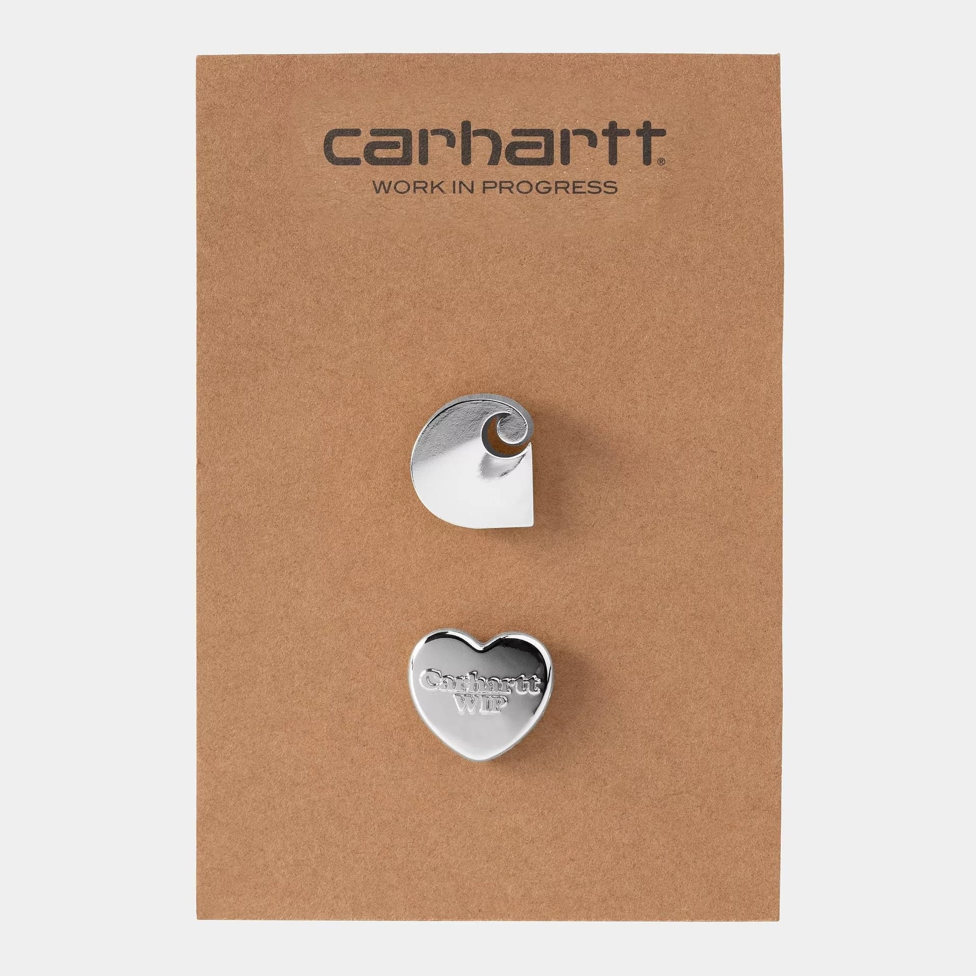 Spille Carhartt Pins Set silver - 3