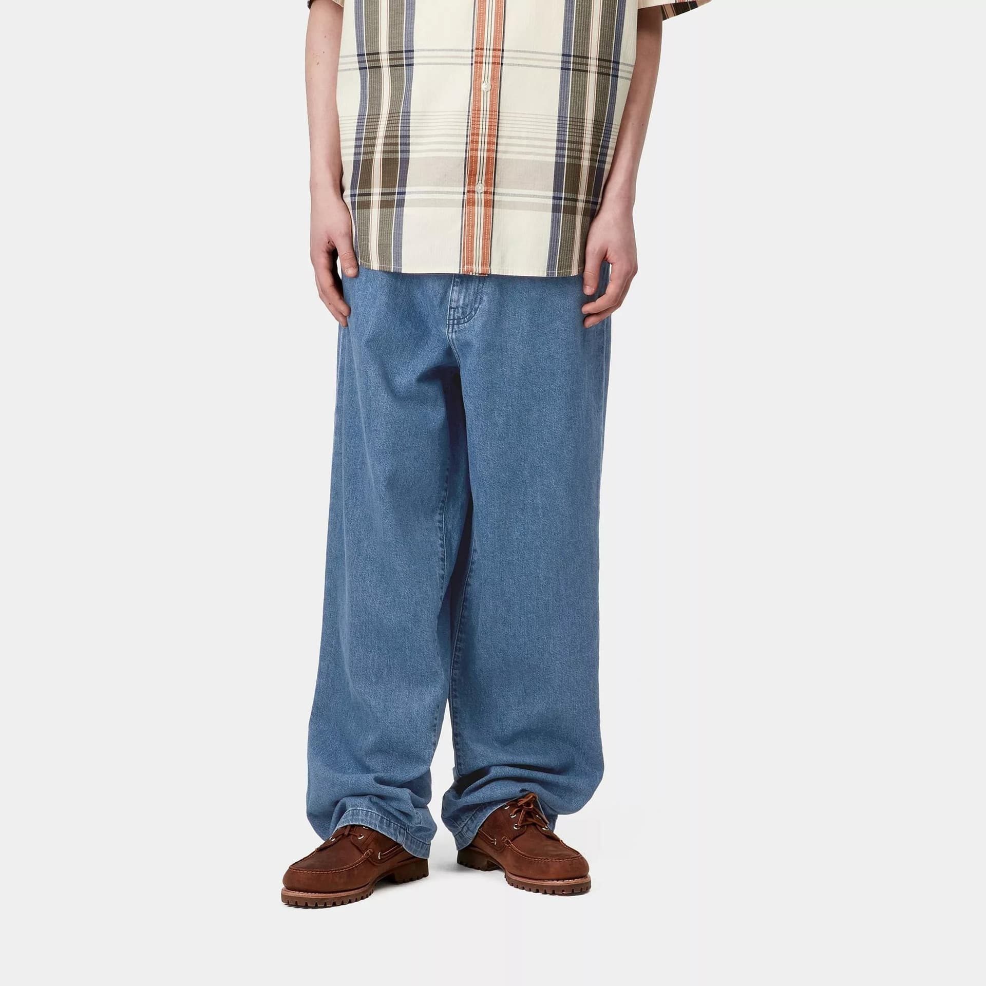 Pantaloni Carhartt Lucas blue denim - 3