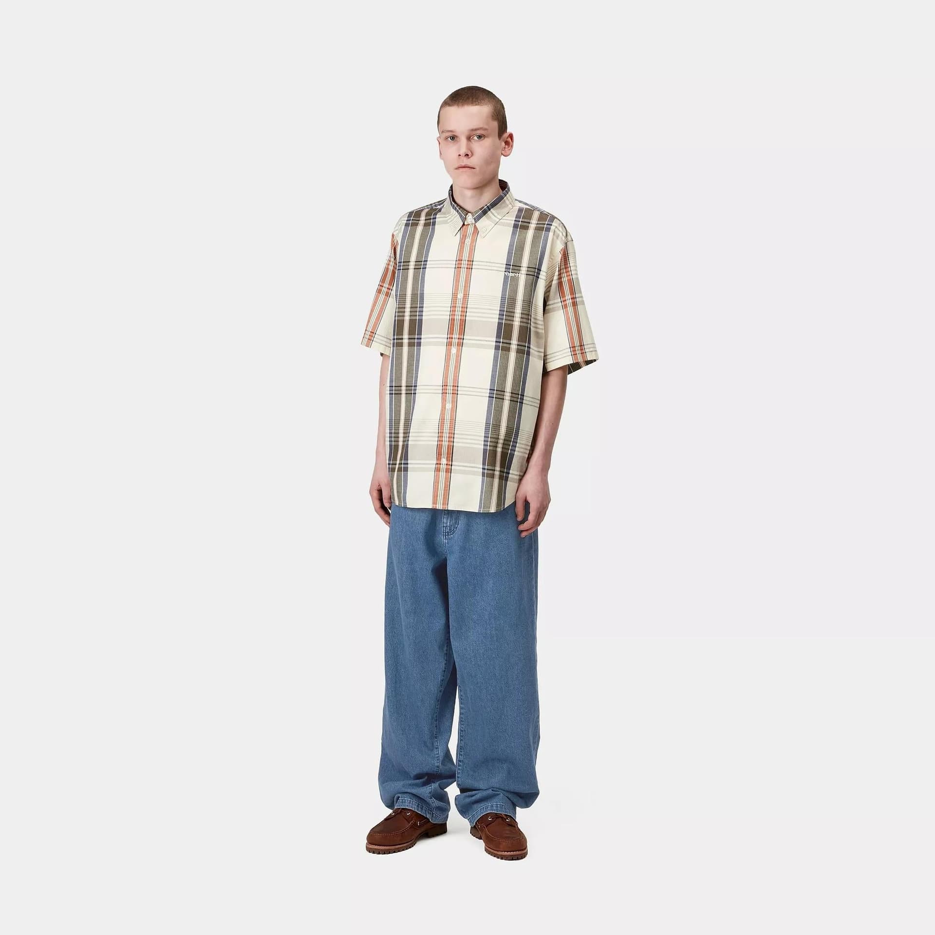 Pantaloni Carhartt Lucas blue denim - 5